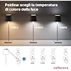 Zafferano, Amelie Sospensione, Lampadario A Sospensione Ricaricabile E Senza Fili Con Controllo Touch, Adatta Per Salotto Ed Esterni, Dimmer, 2200-3000 K, Altezza 12 Cm, Colore Nero