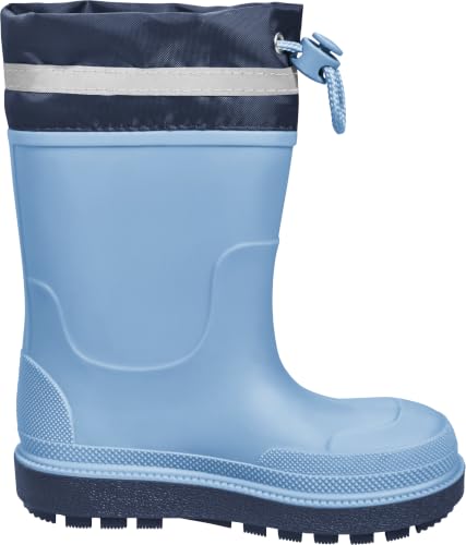 Playshoes Regenstiefel Gefüttert Unisex Kinder Gummistiefel, Blau Gefüttert, 30 EU – Ansicht 6