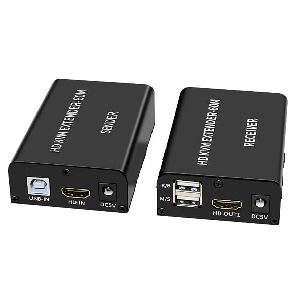 MaK World® HDMI KVM Extender Cat5e/6 Rj45 60M USB HDMI KVM Switch Extension Sharing USB Mouse Keyboard Compatible with PS-3 PS-4 X-box PC TV (B0C6V4RWM2) Amazon Price History, Amazon Price Tracker