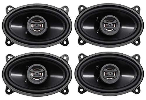 Hifonics (4) ZS46CX 4x6 800 Watt Coaxial Car Audio Speakers