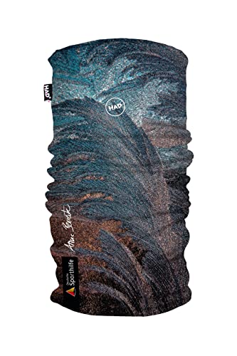 H.A.D.© Bufanda multifunción completa de forro polar para adultos, deportistas y artistas, poliéster, talla única, Rangu By Anna Berreiter, gris, Talla única