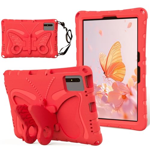 Étui Xiaomi Redmi Pad 2 11" antichoc en EVA rouge avec bandoulière