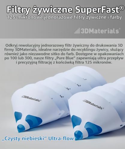 3D Printer Resin Filter Disposable, Paint Strainer or Resin Strainer for Resin Recycling Made in Korea by 3DMaterials