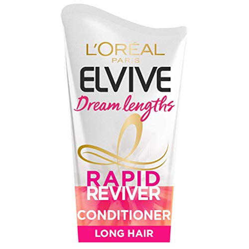 L'Oreal Paris Elvive Dream Lengths Rapid Reviver Power Conditioner, Nourishing & Strengthening Treatment, Enriched with Castor Oil, For Long, Damaged Hair 180ml - Image 6