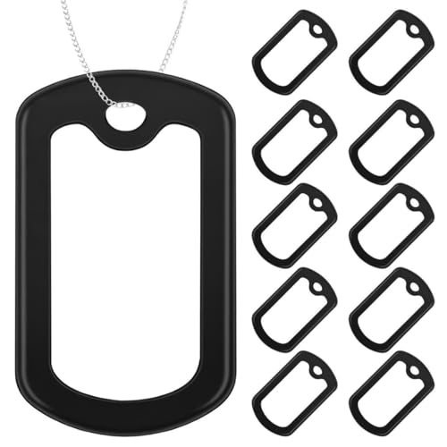 Feehope 10-Pack Heavy Duty Dog Tag Silencers