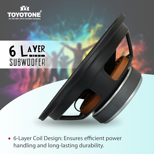 Image of 8 inch Super Subwoofer 6 Layer - 60W Normal Power / 80W Max Power / 8-Ohms / 90mm Single Magnet Ideal for Upgrading Trolley, Home Theater Subwoofer Systems, Tower Speakers, and DIY Audio Projects