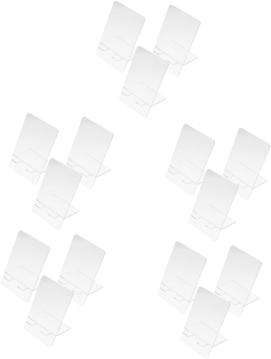 SEWACC 15 Pcs Desktop Erase Board Small White Boards Clear