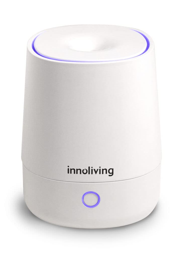 Innoliving Diffusore di Oli Essenziali INN-776, Senza Fili, 120ml, DIffusore di Aroma ad Ultrasuoni Portatile, a Batteria Ricaricabile, 7 colori LED, carica con USB, per Casa, Spa, Yoga
