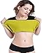 HAMACTIV Neoprene Hot Sweat Sauna Body Shapers T-Shirts with Zipper Slimming Tank Top Vest Weight Loss Gym Yoga Sports Vest Hot Thermo Fitness Anti-Cellulite (Sauna Suit T Shirt, L：12-14（tag XL）)