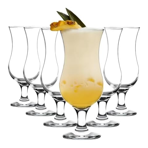 Rink Drink Pina Colada Cocktail Glasses Set Cover