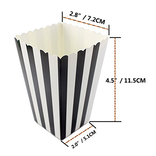 Mini boîtes à popcorn pour une soirée cinéma à la maison réussie - Lot de 36 - 5