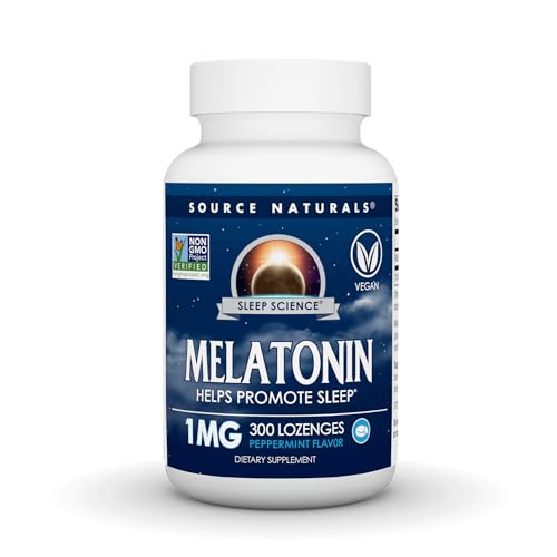 Source Naturals Melatonin Helps Promote Sleep* 1 mg - 300