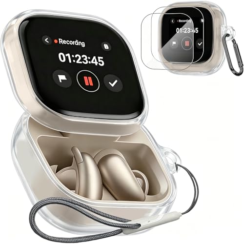 �yBARDATS�z�ی�J�o�[ �ی�t�B���� For Anker Soundcore Liberty 5 Pro Max �P�[�X+2���t�B���� ���C�����X�m�C�Y�L�����Z�����O�C���z�� �_�炩�� �V���R���� �����[�d�\ �S�ʕی� �y�� �����h�~ �h�~ �L�Y�h