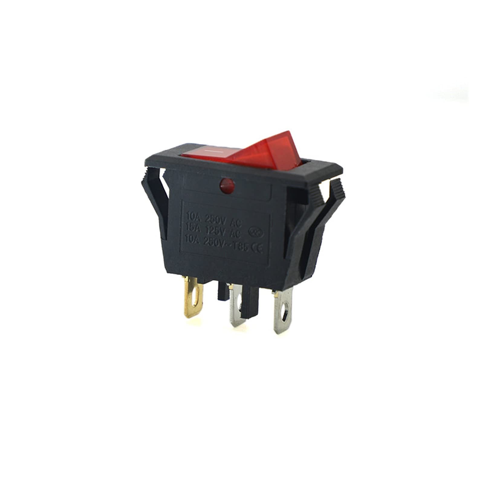 Interrupteur d'alimentation à bascule KCD3-102N / A2 triangle 3 broches