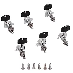 Emoshayoga Lot de 6 mécaniques d’accordage de guitare avec poignée noire, faciles à utiliser, belles mécaniques de remplacement en métal 3L3R - Les Beatles, Paul McCartney, John Lennon, RIngo Starr, George Harrison Emoshayoga Lot de 6 mécaniques d'accordage de guitare avec poignée noire, faciles à utiliser, belles mécaniques de remplacement en métal 3L3R – Image 7