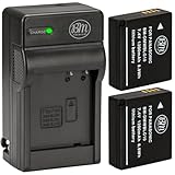 BM 2 DMW-BLG10 Batteries and Charger for Panasonic Lumix DC-G100, DC-ZS80, DC-ZS99, DC-GX9, DC-LX100 II, DC-ZS200, DC-ZS70, DMC-GX80, DMC-GX85, DMC-ZS60, DMC-ZS100, DMC-GF6, DMC-GX7, DMC-LX100 Cameras