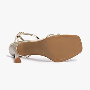 Amazon.com | CARLKARIDA NH-SS03-Gold-5.5 | Shoes