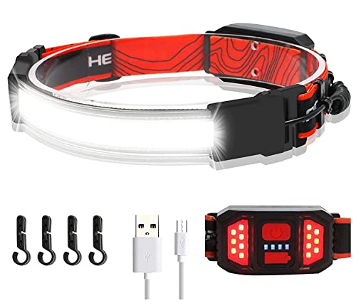 Mount-Range 230 degree Wide-Angle LED Headlamp 1000 Lumens Rechargeable & Waterproof | 3 Light Modes for Camping, Running, Hiking, Industrial & Outdoor Safety Gear TM-G13