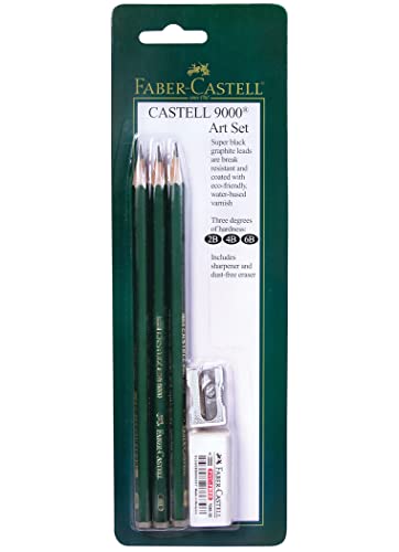 Faber-Castel 800029 Conjunto de arte com 5 peças l 9000, multicolorido