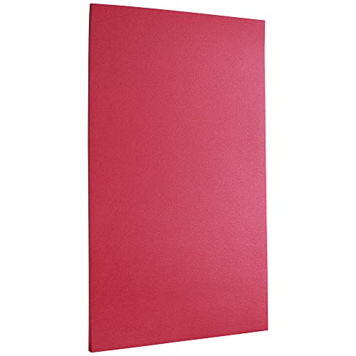 JAM PAPER Legal Metallic 32lb Paper - 120 GSM - 8.5 x 14 - Jupiter Red Stardream Metallic - 25 Sheets/Pack