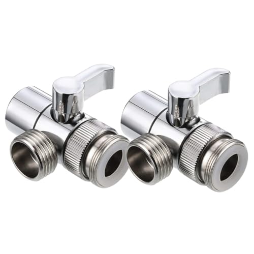 POPETPOP 2個 洗面台用蛇口水器 亜合製耐錆仕上げ 漏れ防止密封構造 食器洗浄機 洗濯機対応 シンク水栓用ホースアダプター