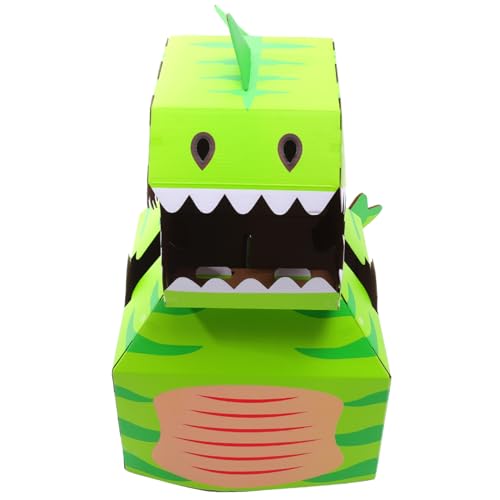 ORFOFE Juguete para DIY Dinosaurio Portátil y Desmontable Caja de Cartón Reciclable Diseño Ligero y Resistente para rol y Creatividad Educativa ORFOFE Juguete para DIY Dinosaurio Portátil y Desmontable Caja de Cartón Reciclable Diseño Ligero y Resistente para rol y Creatividad Educativa