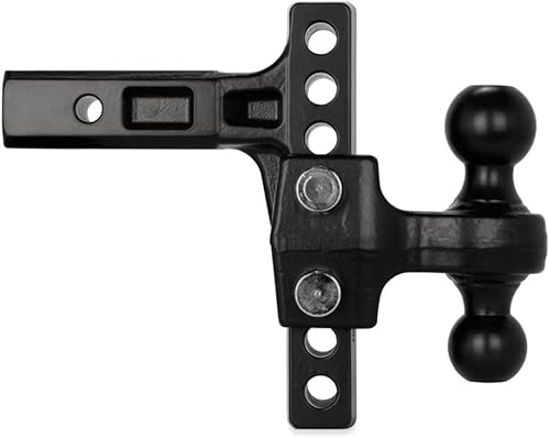 Eaz-Lift 48480 Adjustable Ball Mount with Forged Shank, 6-Inch - Ideal for Towin