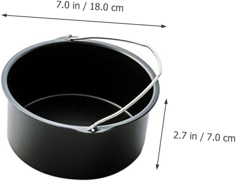 Cabilock 5pcs Air Fryer Accessories Includes Baking Cake Pot Pizza Pan and Grill Tools for and Cleaning and Cold for Home Use