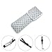 Wanty Hair Straighteners Case with Fastener - Neoprene Curling Iron Holder Flat Iron Curling Wand Travel Cover Case Bag PouchShield Curling Iron Cover - Flat Iron Travel Pouch (Gray)