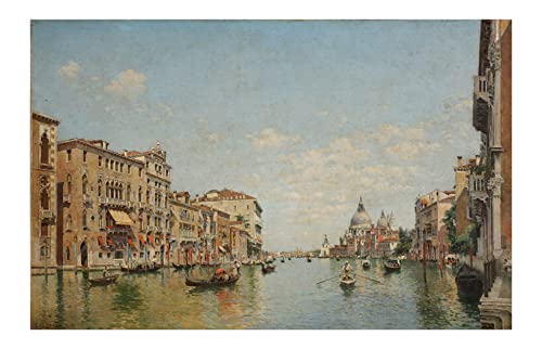 Lámina artística de Federico Del Campo: Vista del Gran Canal de Venecia