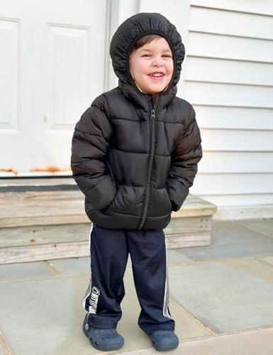 BFUSTYLE Toddler Winter Coats Hooded Infants Fleece Jacket Thickened Jacket for Baby Girls Boys 1-5T3