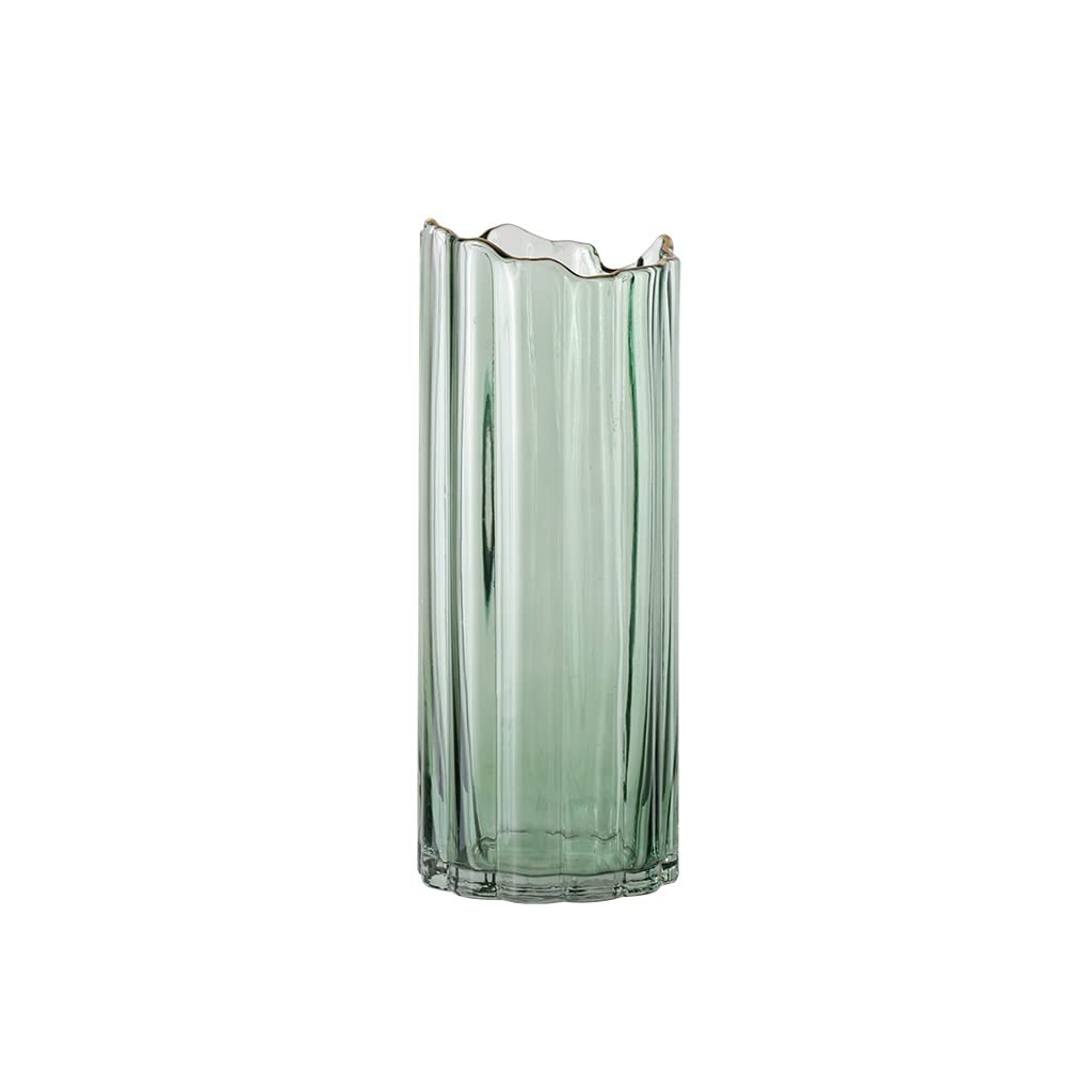 Vase fleur arrangement verre pour bouquet de saule et bambou d'eau