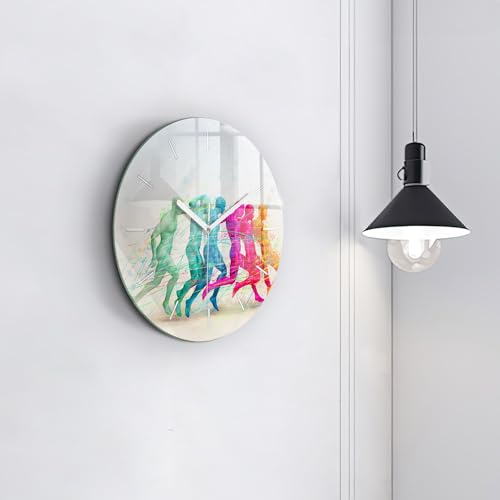 Horloge en Verre Qualité supérieure Wallfluent Style élégant et Moderne - 4