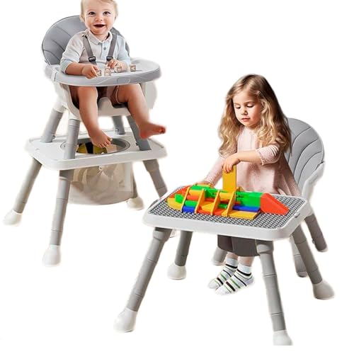 Silla alta para bebe, silla periquera para comer silla para bebe comer 7 en 1 multifuncion, crecimiento a largo plazo