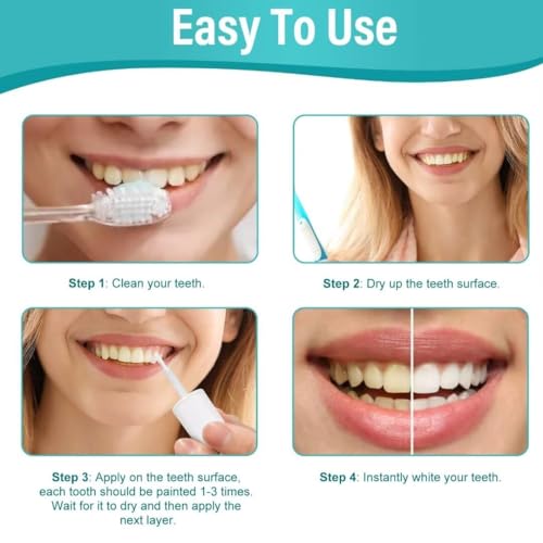 ultr wht tooth paint instant white paint for teeth teeth whitening paint kit portable tooth polish uptight white regain confident smile