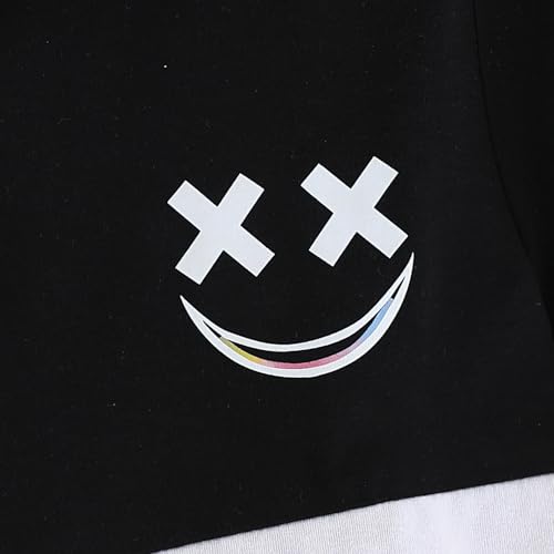 Image of Boys Clothes 2 Piece Size 6-13Y Short Sleeve T-Shirt & Shorts Set Casual Kids Boys Spring Summer Outfits
