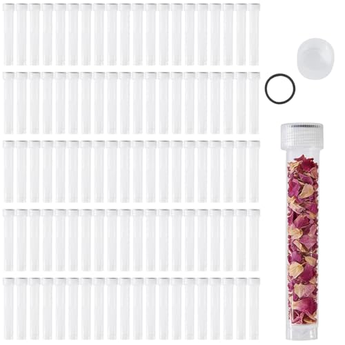 Fioles de 10 ml en plastique pour ranger vos sels de bain et épices de cuisine