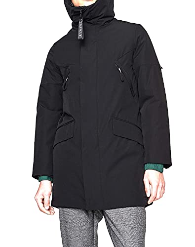 ELVINE Piumino Uomo cod.193006 Black Size:M