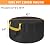 Fire Pit Cover Round - Waterproof 600D Heavy Duty Round Patio Fire Bowl Cover Black - 32 inch