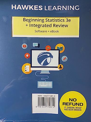 Hawkes Learning Beginning Statistics 3e + Integrated Review Softw...