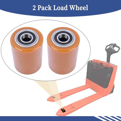Image of Load Wheel Compatible with Toyota 8HBW23 Model Electric Pallet Jack Lift Truck 2 Pcs Wheels