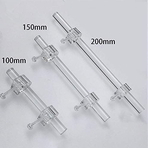 tooloflife 200mm Transparent Acrylic Cabinet Drawer Pulls Modern Cabinet Handle Bar Furniture Door Knobs T Bar Handle - Image 2