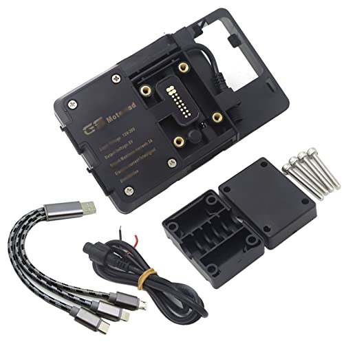 Lenker-GPS-Halterung für Motorrad Für Yamaha MT 09 MT09 Für Tracer 900 2016 2017 Motorrad Front Telefon Halter Smartphone Navigation Halterung(Navigation Bracket)
