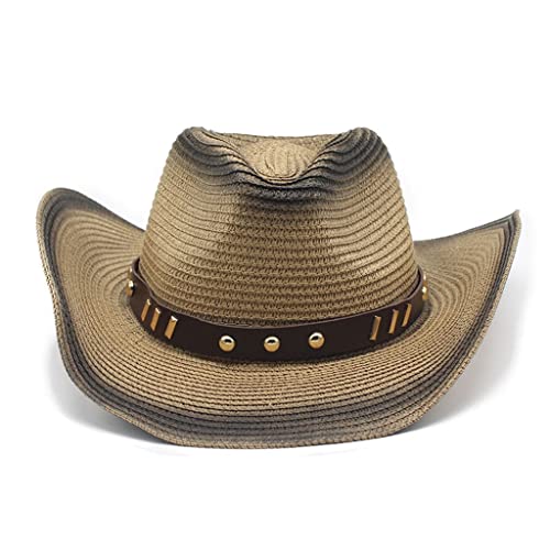 Chapeau de cowboy d'été sangle de menton contre le vent fort - 4