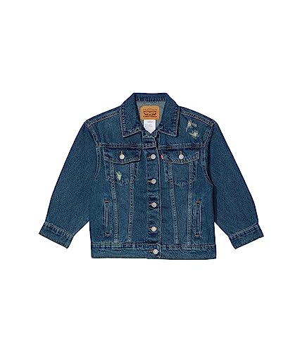 Levi's® Girl's Oversized Trucker Jacket (Big Kids) Ortega MD (10-12 Big Kid)