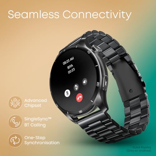 Image of Fastrack Dezire FX1 PRO Fashion Smart Watch, 1.43 inch AMOLED, 466*466 Pixel Resolution, SingleSync BT Calling, AI Voice Assistant, 100+ Sports Modes & Smartwatch Faces, Upto 5 Day Battery, IP68 (Sliver)