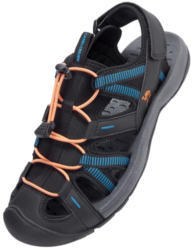CAMEL CROWN Hiking Sandals for Men Waterproof Closed Toe Water Sandals Athletic Outdoor Sandals Adjustable Summer Sandals for Beach Sport Fishing Walking