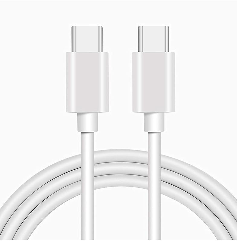 Type-C To Type-C Cable For Honor 9X Pro Original USB Data & Charging Cable PD Dash WRAP Fast Charging 60W High Speed Rapid Fast Turbo QC 3.0 Charging Cable (White, 4Amp, VT.M1)