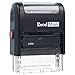 ExcelMark DEPOSITED - Self-Inking Rubber Stamp - Red Ink