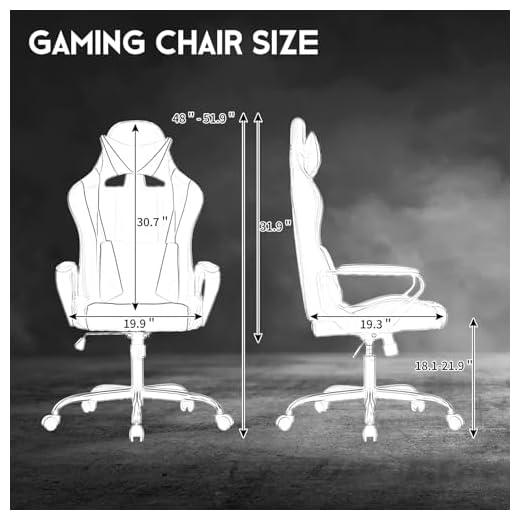 Ergonomic Gaming Chair with Lumbar Support